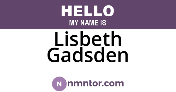 Lisbeth Gadsden