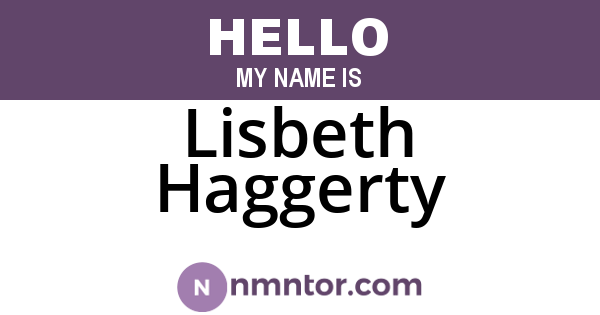 Lisbeth Haggerty