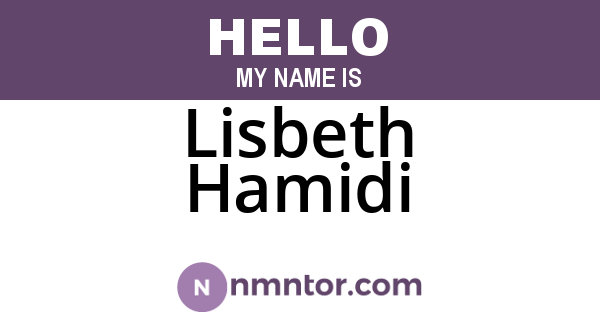 Lisbeth Hamidi