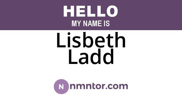 Lisbeth Ladd