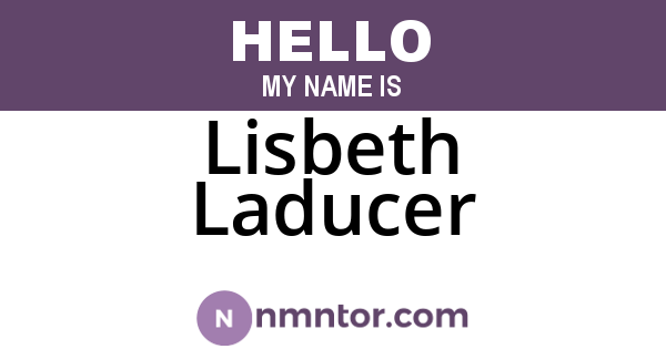 Lisbeth Laducer