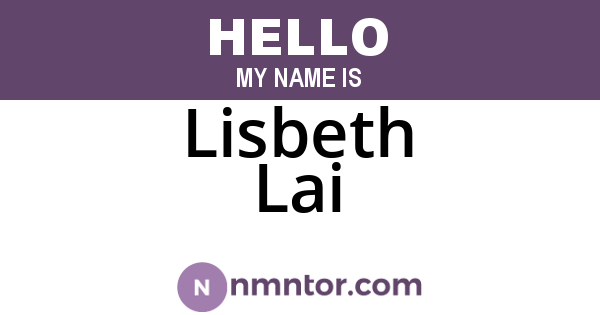 Lisbeth Lai