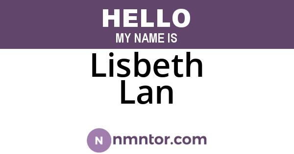 Lisbeth Lan