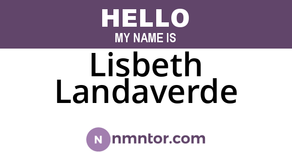 Lisbeth Landaverde