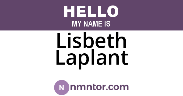Lisbeth Laplant