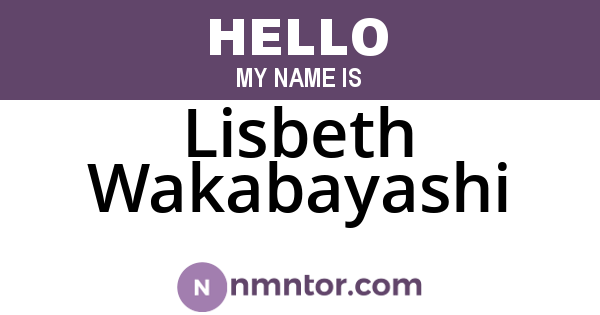 Lisbeth Wakabayashi