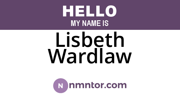 Lisbeth Wardlaw