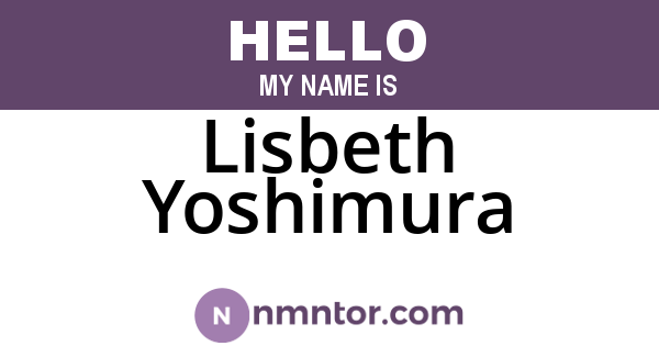 Lisbeth Yoshimura