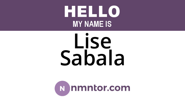 Lise Sabala