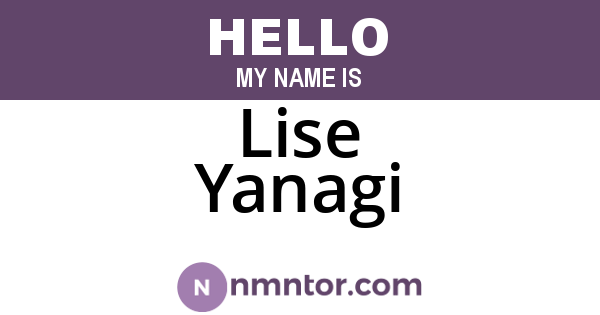 Lise Yanagi