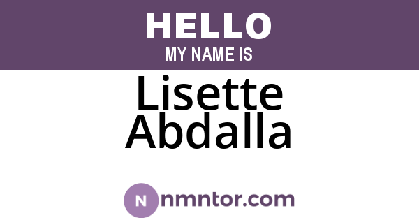 Lisette Abdalla