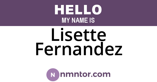 Lisette Fernandez