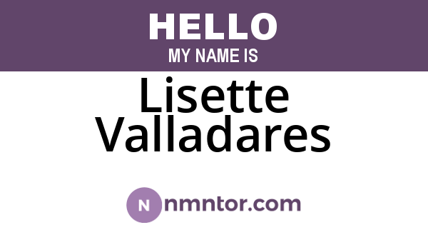 Lisette Valladares