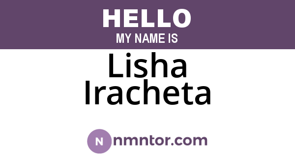 Lisha Iracheta