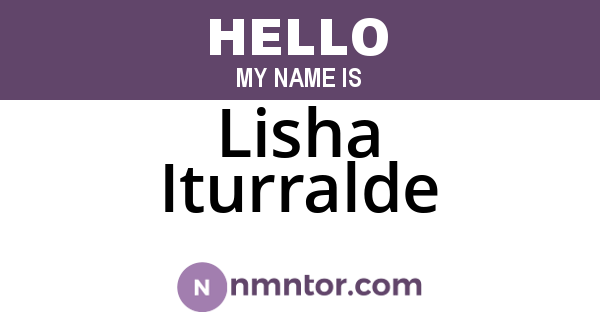 Lisha Iturralde