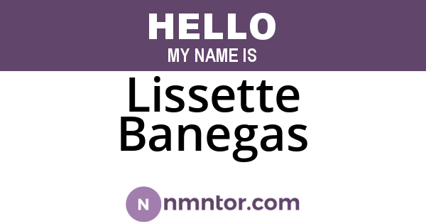 Lissette Banegas