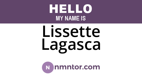 Lissette Lagasca