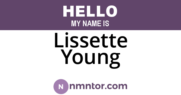 Lissette Young
