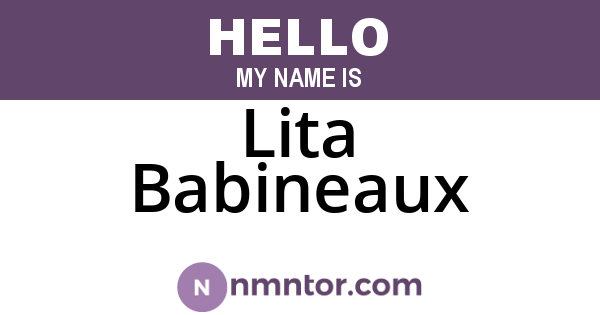 Lita Babineaux