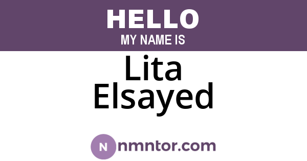 Lita Elsayed
