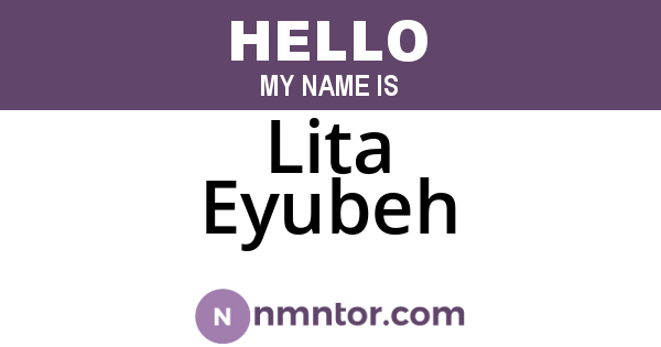 Lita Eyubeh