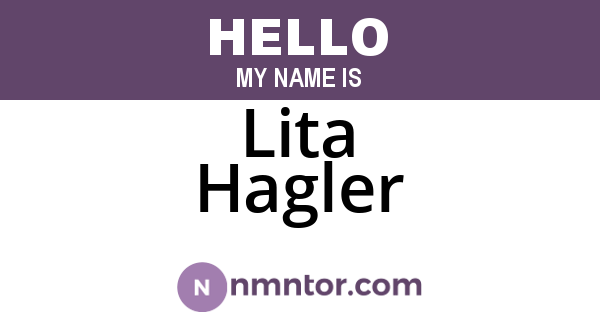 Lita Hagler
