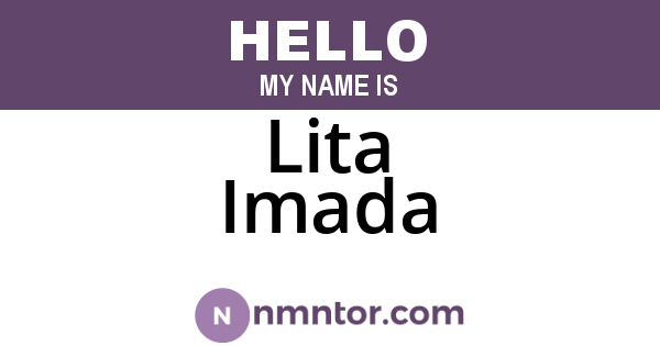 Lita Imada