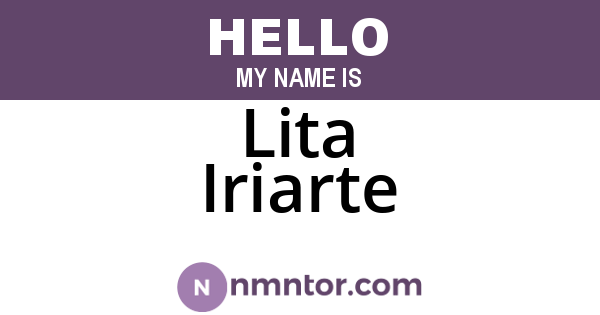 Lita Iriarte