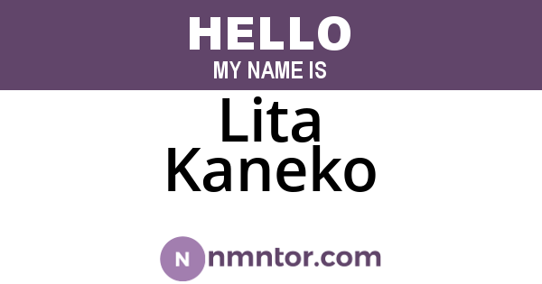 Lita Kaneko