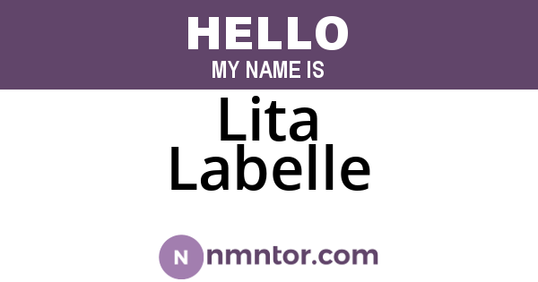 Lita Labelle