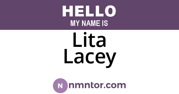 Lita Lacey