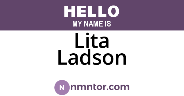 Lita Ladson