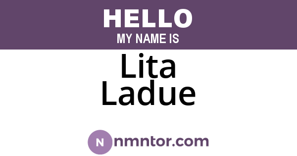 Lita Ladue