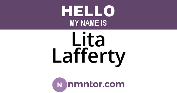 Lita Lafferty