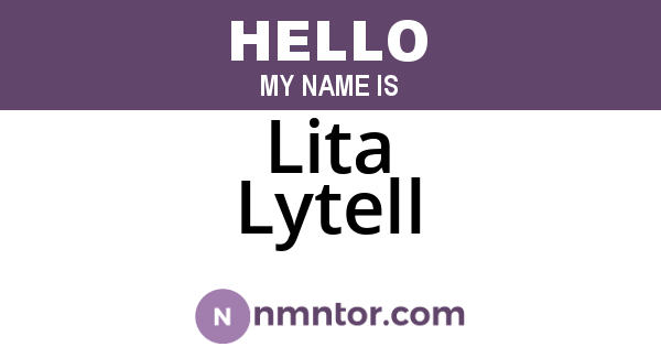 Lita Lytell