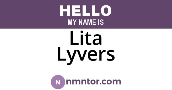 Lita Lyvers