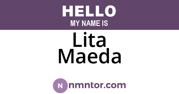 Lita Maeda