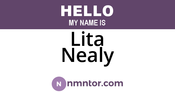 Lita Nealy