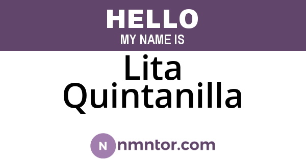 Lita Quintanilla