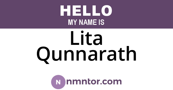 Lita Qunnarath