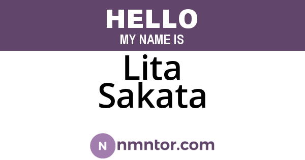 Lita Sakata