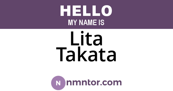 Lita Takata