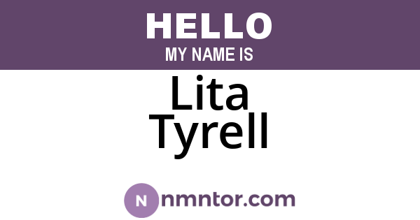 Lita Tyrell