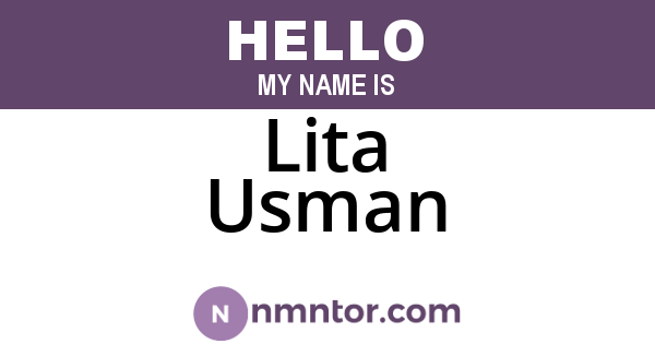 Lita Usman