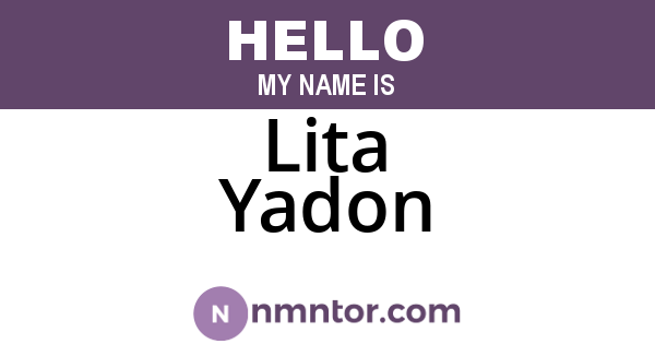Lita Yadon