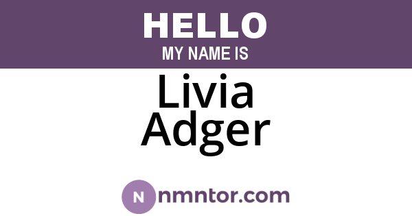 Livia Adger