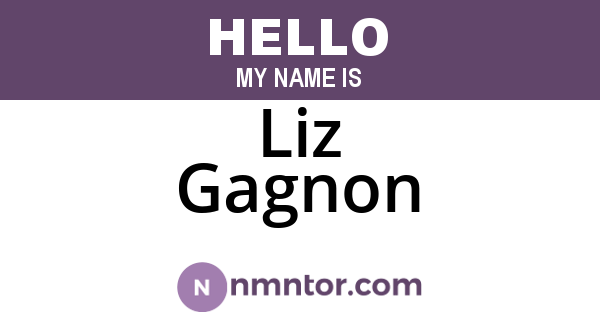 Liz Gagnon