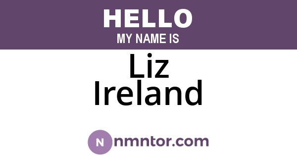 Liz Ireland