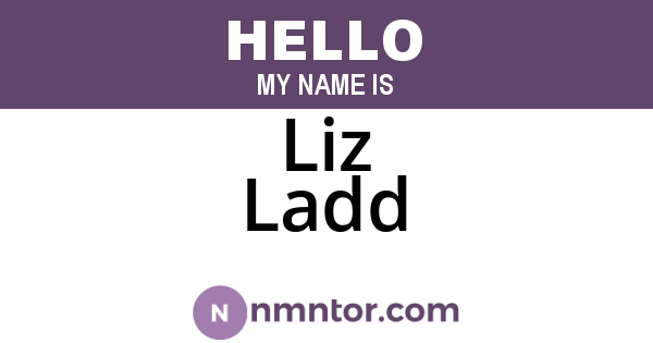 Liz Ladd