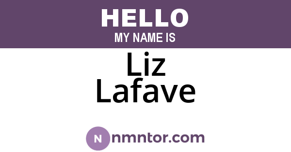 Liz Lafave
